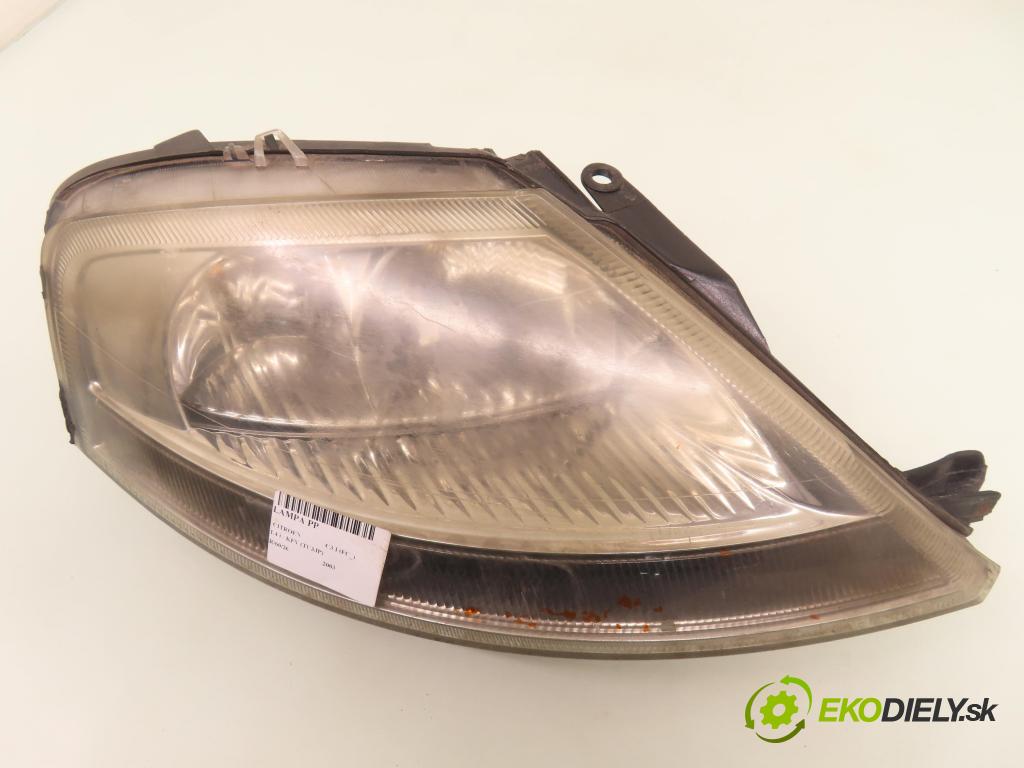 CITROEN C3 I (FC_) HB 2003 54,00 1.4 i - KFV (TU3JP) 1360,00 světlo PP 9647214180