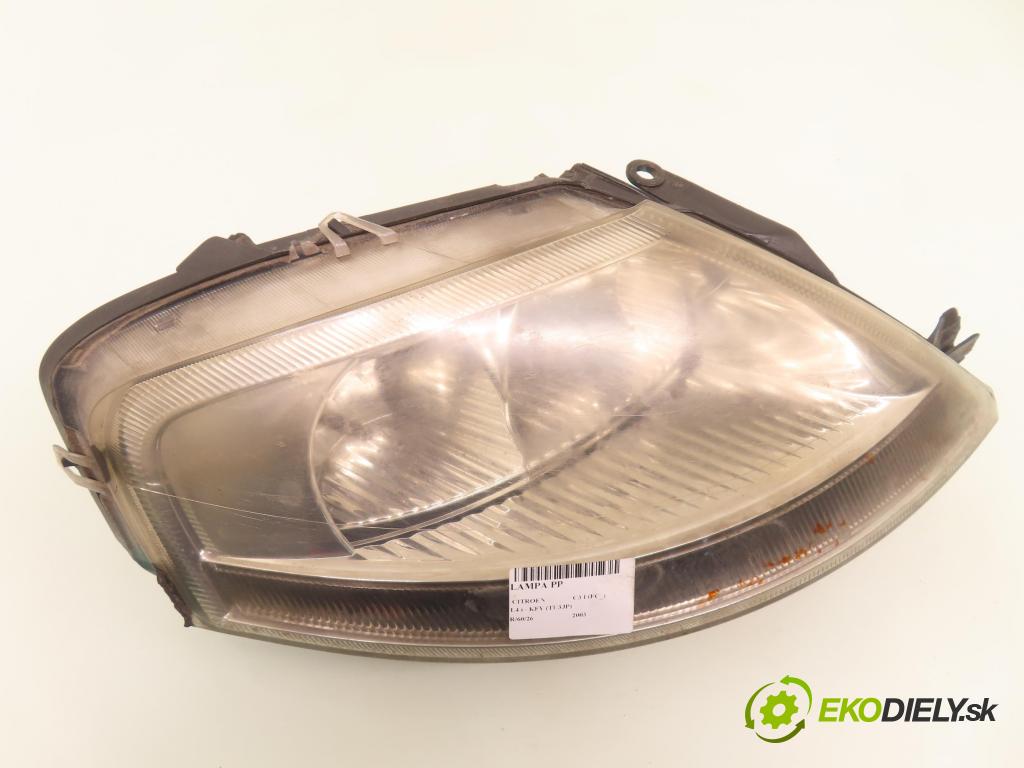 CITROEN C3 I (FC_) HB 2003 54,00 1.4 i - KFV (TU3JP) 1360,00 světlo PP 9647214180