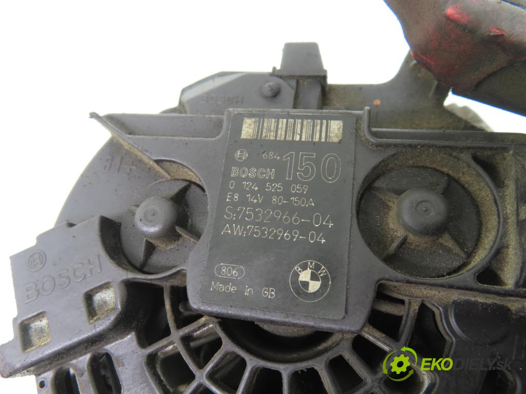 BMW 3 (E90) SEDAN 2005 95,00 318 i 129 - N46 B20 B 1995,00 Alternátor 0124525059 ; 7532966 (Alternátor)