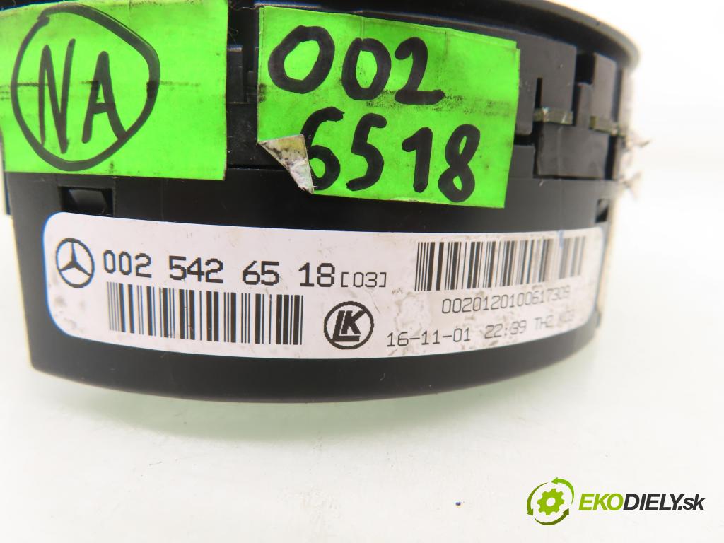 MERCEDES-BENZ KLASA A (W168) HB 1999 75,00 1.6 102 A 160  M 166.960 1598,00 PÁSKA: air BAG 0025426518