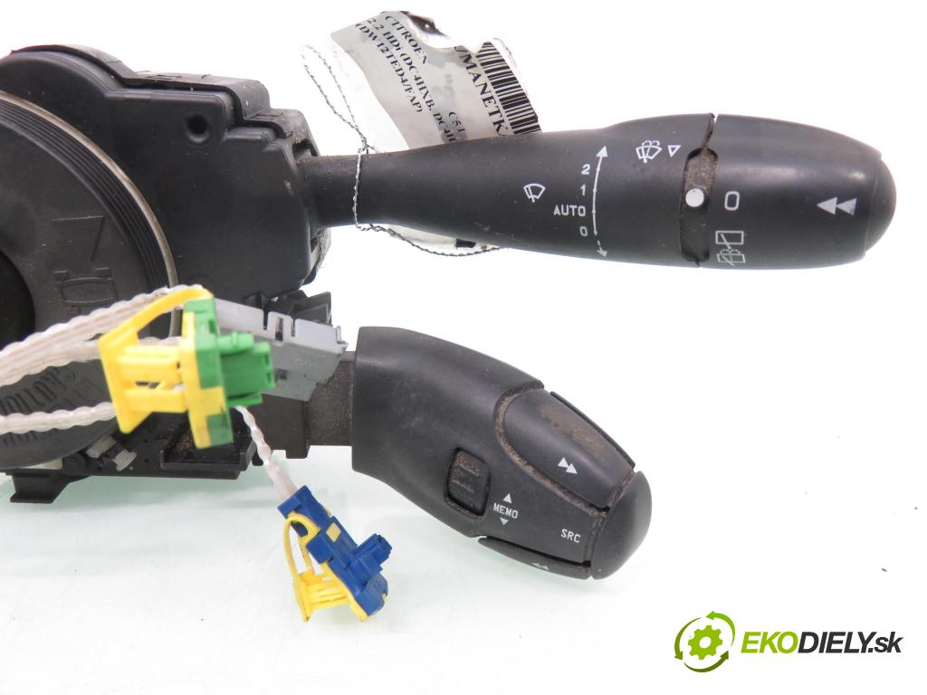 CITROEN C5 I (DC_) LIFTBACK 2001 98,00 2.2 HDi (DC4HXB, DC4HXE) - 4HX (DW12TED4/FAP) 2179,00 páčka/prepínač 96477536XT