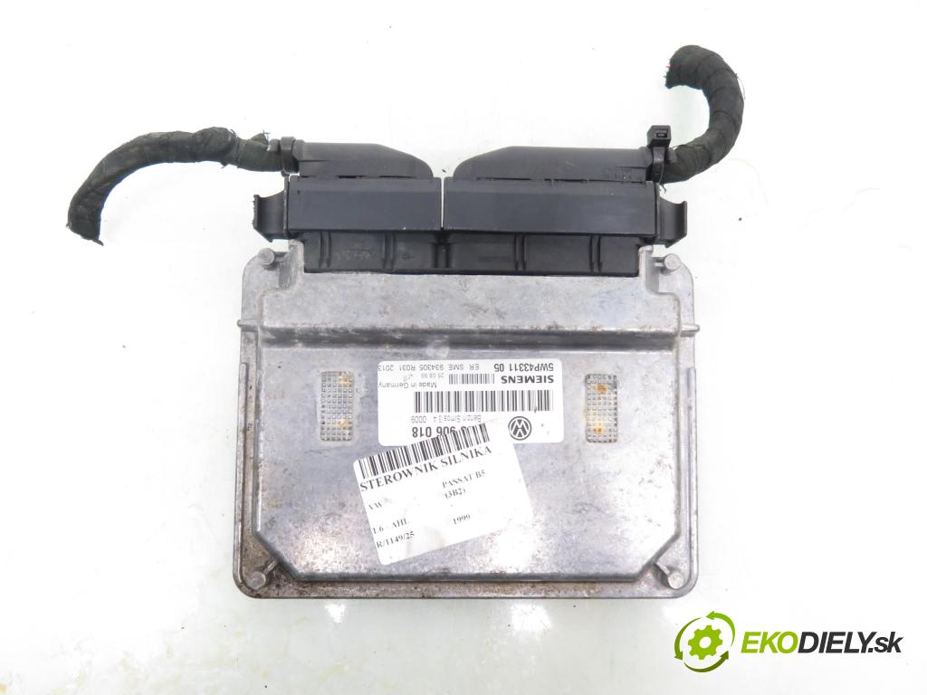 VW PASSAT B5 (3B2) SEDAN 1999 74,00 1.6 - AHL 1595,00 Riadiaca jednotka Motor 3B0906018 ; 5WP4331105