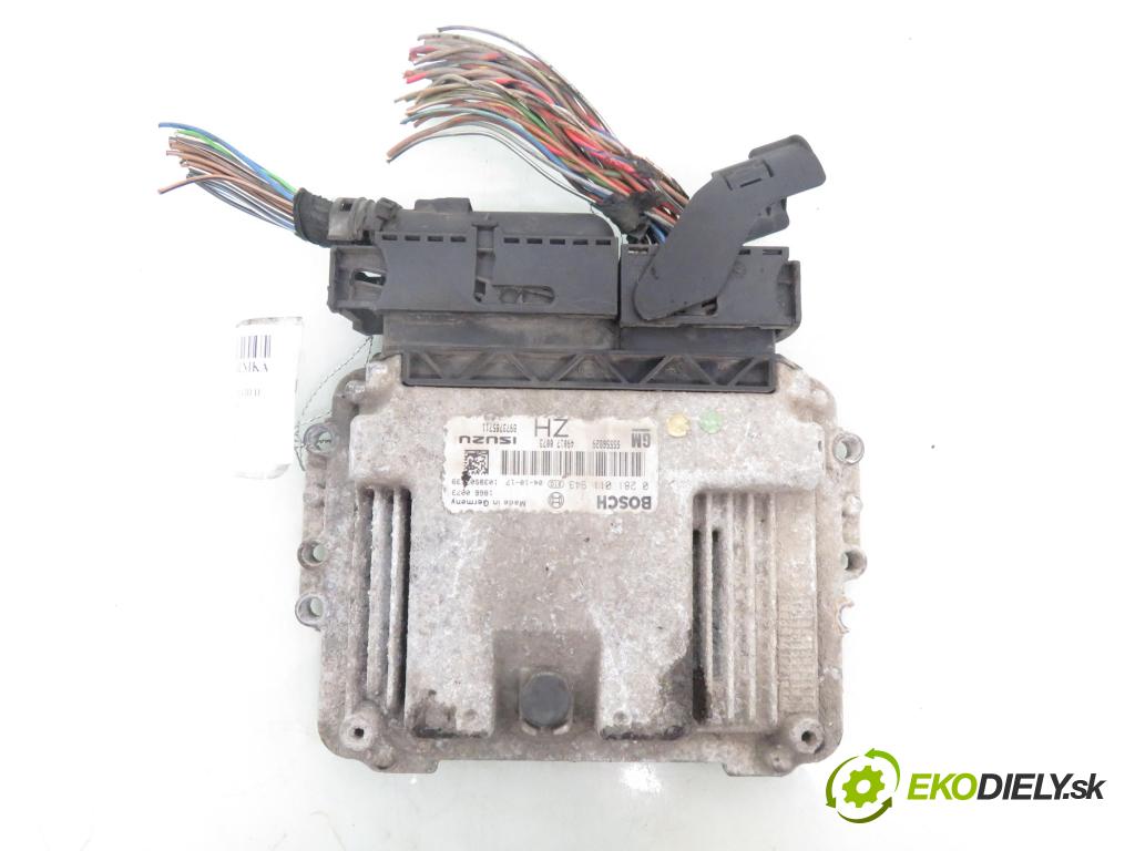 OPEL ASTRA H (A04) HB 2004 59,00 1.7 CDTI - Z 17 DTL 1686,00 řídící jednotka motora 0281011943 ; 55556829