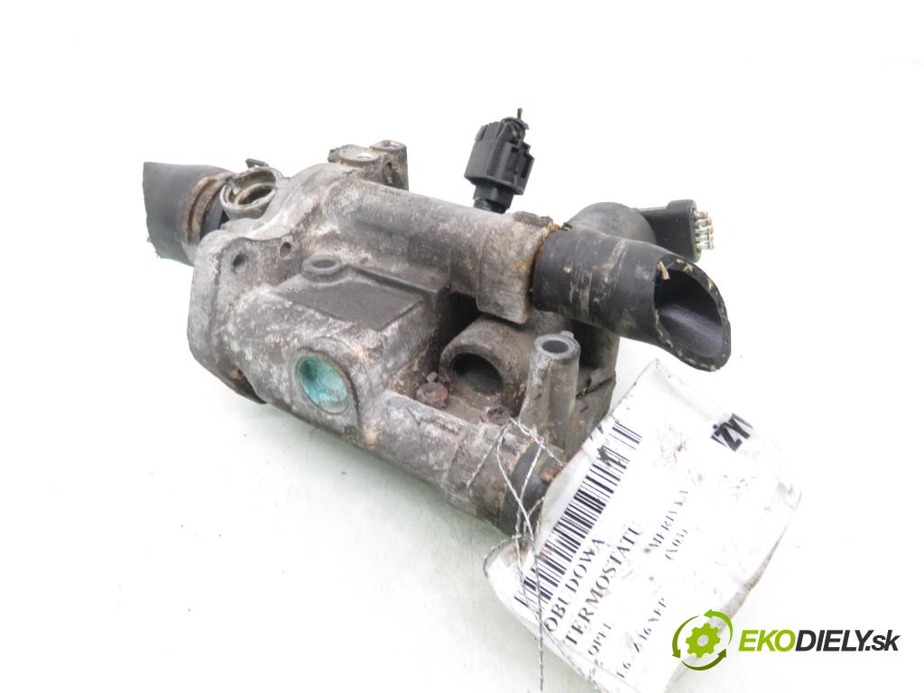 OPEL MERIVA A nadwozie wielkoprzestrzenne (MPV) (X03) MINIVAN 2007 77,00 1.6 16V 105 - Z 16 XEP 1598,00 Obal termostatu 24445720 ; 24405922 (Obal (príruba) termostatu)