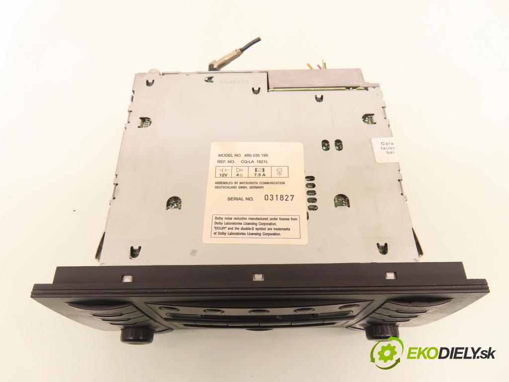 AUDI A6 Avant (4B5, C5) KOMBI 2000 142,00 2.8 - AMX 2771,00 RADIO CD modul 4B0035195