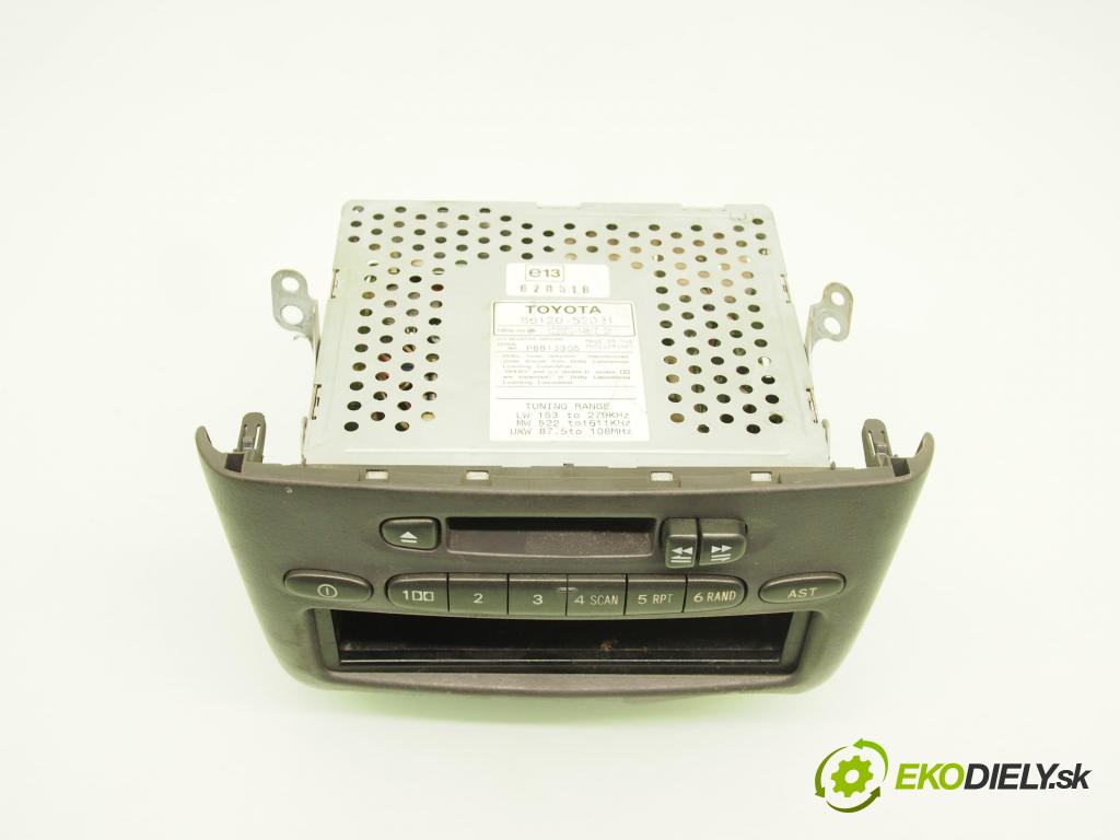 TOYOTA YARIS (_P1_) HB 2002 50,00 1.0 VVT- i 68 - 1SZ-FE 998,00 RADIO Modul 8612052021