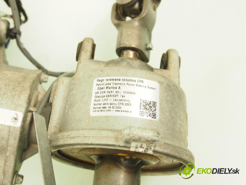 OPEL MERIVA A nadwozie wielkoprzestrzenne (MPV) (X03) HB 2005 66,00 1.4 16V Twinport - Z 14 XEP 1364,00 SLOUPEC / PODPORA elektrický 26101967 ; 2610865206C ; 13153554