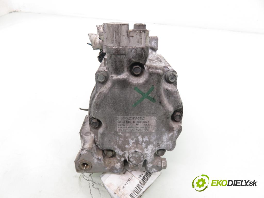 SUBARU OUTBACK (BL, BP) KOMBI 2008 110,00 2.0 D AWD - EE20Z 1998,00 KOMPRESOR: klimatizace 4472605940 (Kompresor klimatizace)