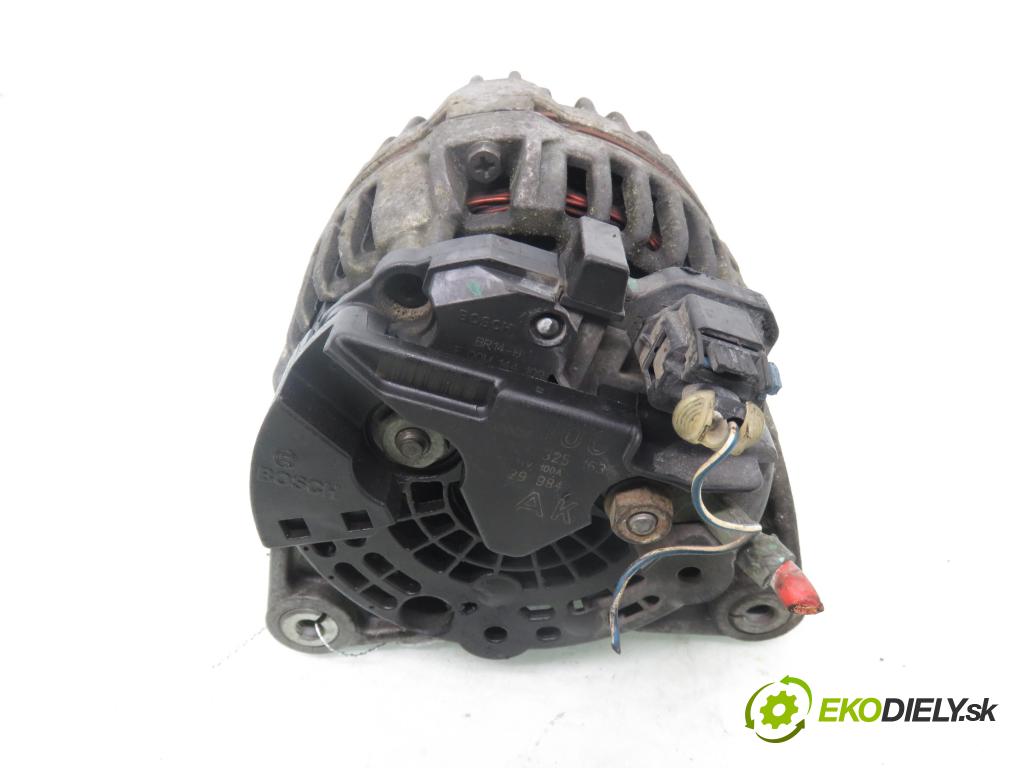 OPEL MERIVA A nadwozie wielkoprzestrzenne (MPV) (X03) MINIVAN 2007 77,00 1.6 16V 105 - Z 16 XEP 1598,00 Alternátor 0124325163 ; 13229984 (Alternátor)