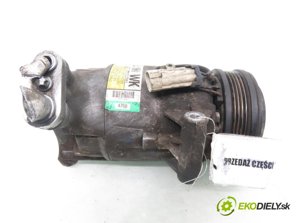 OPEL MERIVA A nadwozie wielkoprzestrzenne (MPV) (X03) MINIVAN 2007 77,00 1.6 16V 105 - Z 16 XEP 1598,00 KOMPRESOR: klimatizácie 13124750 ; 401351739 (Kompresor klimatizácie)