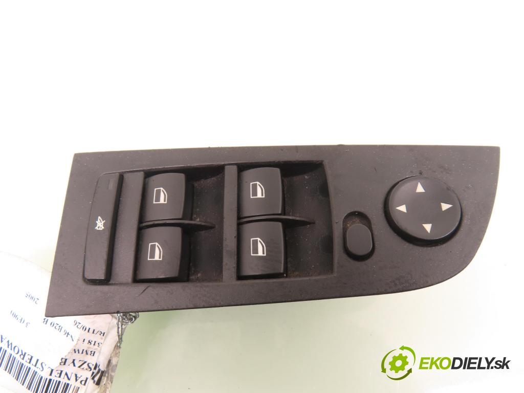 BMW 3 (E90) SEDAN 2005 95,00 318 i 129 - N46 B20 B 1995,00 Panel ovládaní oken 694862304 ; 6948623