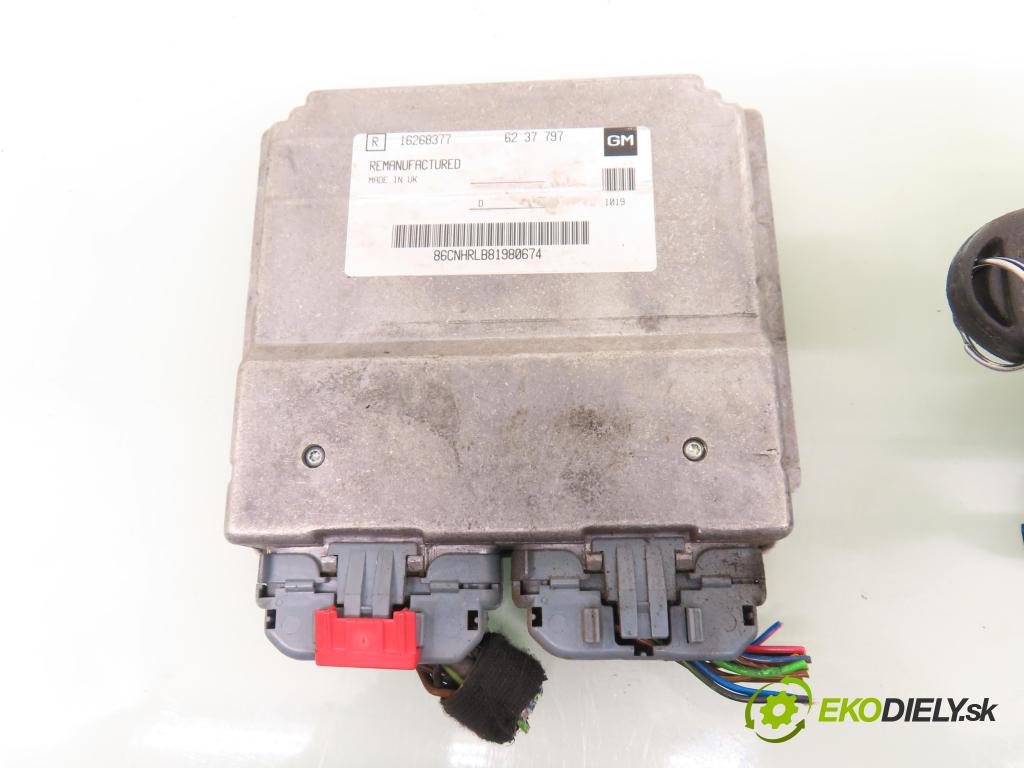 OPEL ASTRA G liftback (T98) HB 2002 74,00 1.6 16V - C 16 SEL 1598,00 spinačka / imobilizéra IMMO / Riadiaca jednotka 16268377 ; 6237797