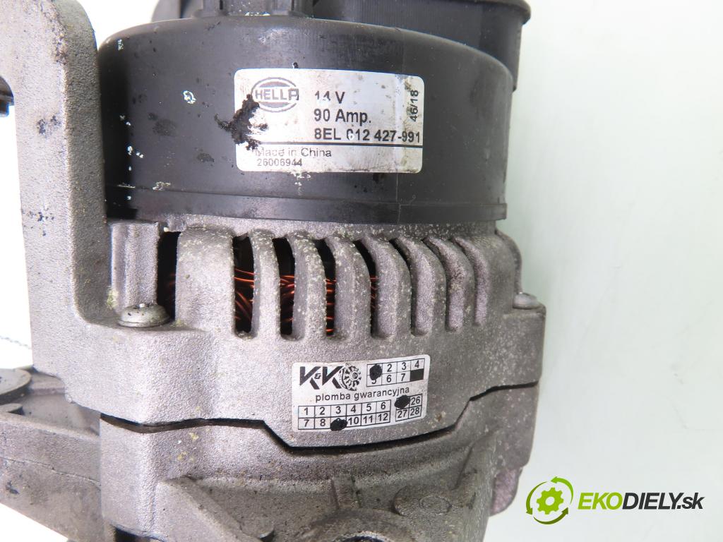 BMW 5 (E39) SEDAN 1997 110,00 520 i 150 - M52 B20 (206S3) 1991,00 Alternátor 8EL012427991 (Alternátor)