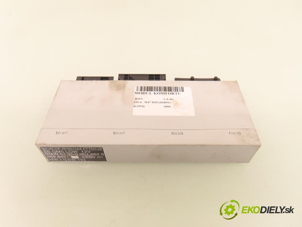 BMW 3 (E46) SEDAN 2000 100,00 320 d 136 - M47 D20 (204D1) 1951,00 MODUL komfortu 613569076629