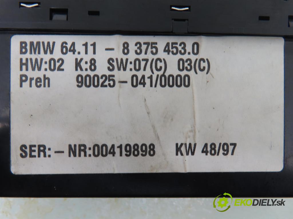 BMW 5 (E39) SEDAN 1997 110,00 520 i 150 - M52 B20 (206S3) 1991,00 Panel kúrenia KLIMATRONIK 83754530