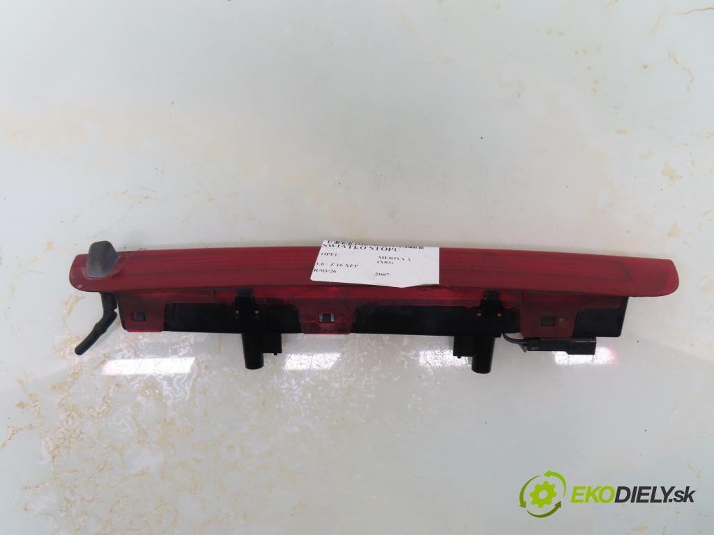 OPEL MERIVA A nadwozie wielkoprzestrzenne (MPV) (X03) MINIVAN 2007 77,00 1.6 16V 105 - Z 16 XEP 1598,00 svetlo bŕzd 13179989 ; 644160657