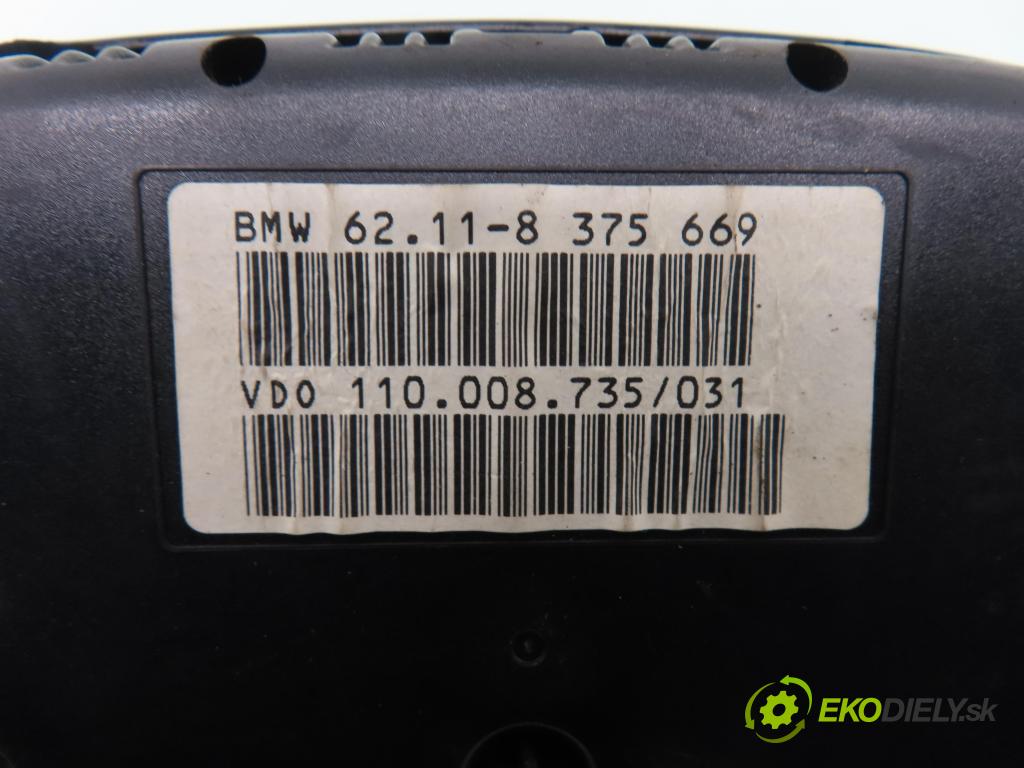 BMW 5 (E39) SEDAN 1997 110,00 520 i 150 - M52 B20 (206S3) 1991,00 Prístrojovka elektrický 8375669 ; 110008735031