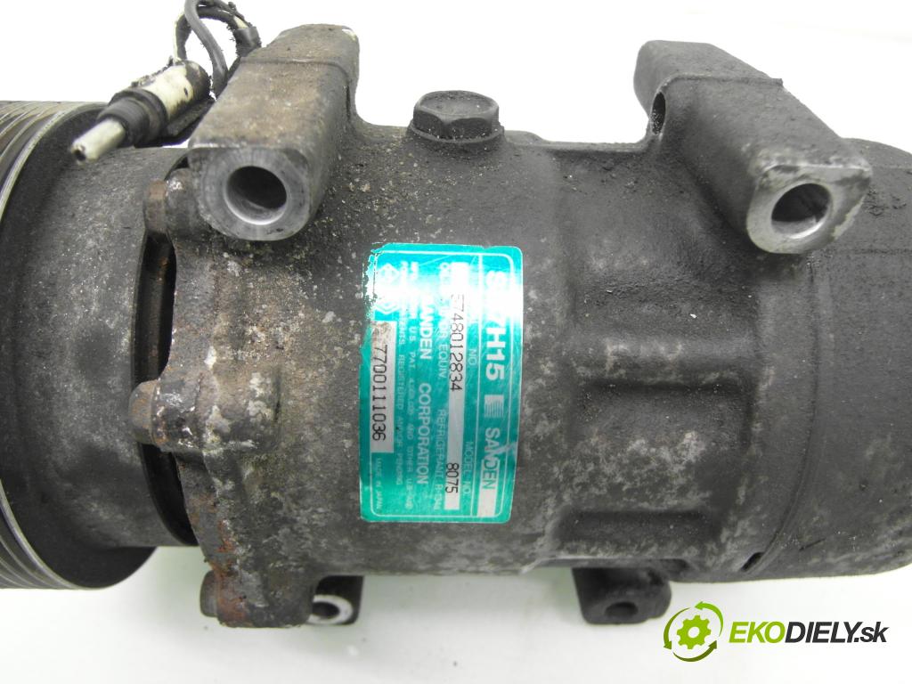 RENAULT LAGUNA I (B56_, 556_) LIFTBACK 1996 79,00 1.6 16V (B568, B561) - K4M 720 1598,00 KOMPRESOR: klimatizácie 7700111036 ; 5748012834 (Kompresor klimatizácie)