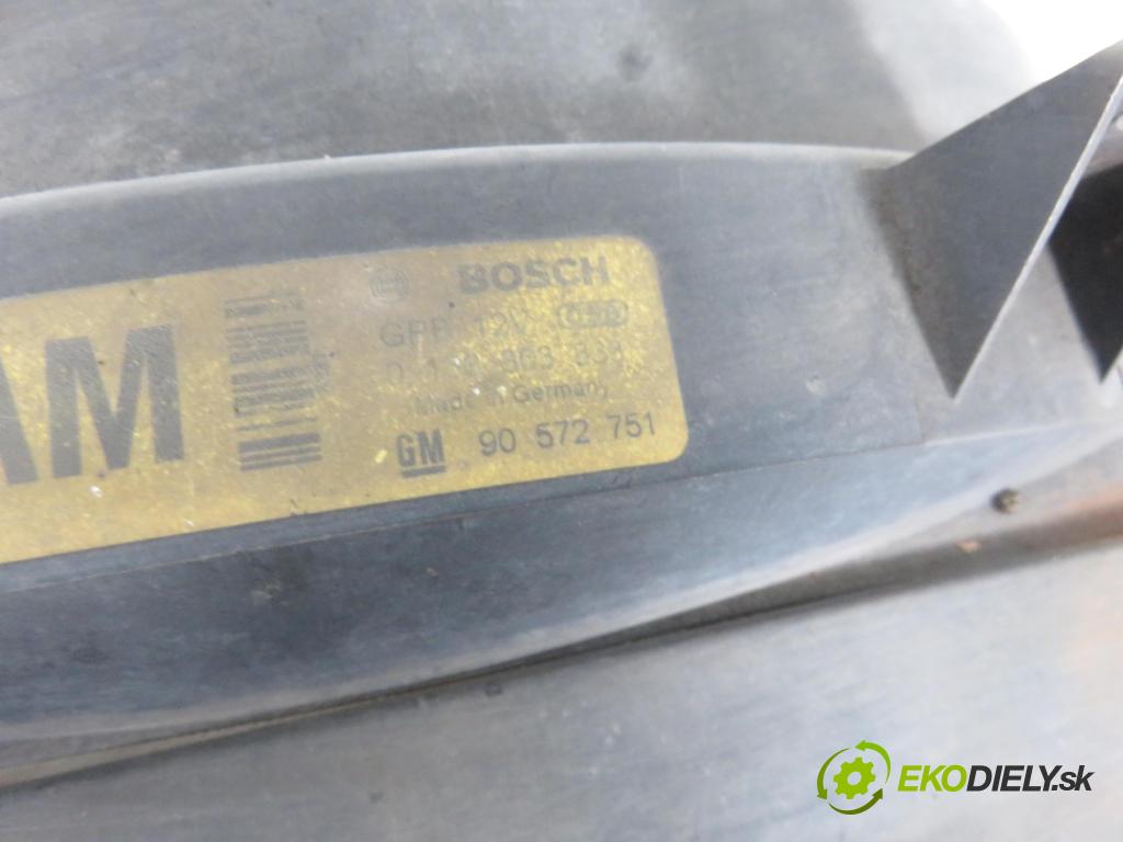 OPEL ASTRA G coupe (F07_) COUPE 2000 85,00 1.8 16V - X 18 XE1 1796,00 chladič vody 9133061 ; 90572751 ; 90570730