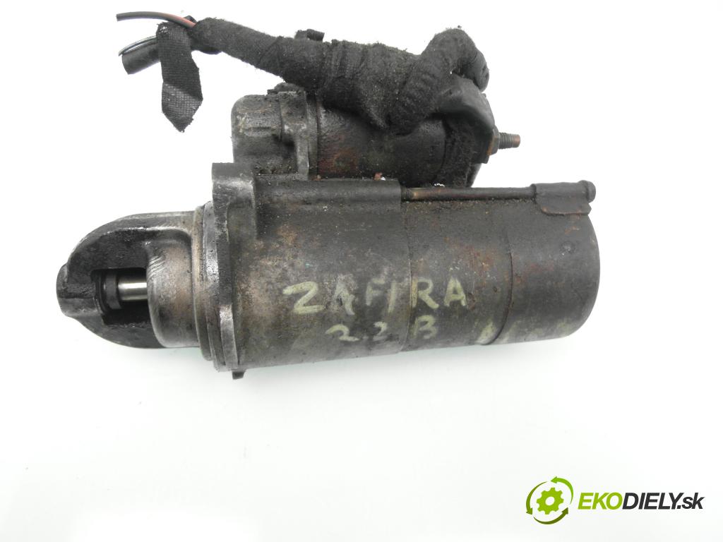 OPEL ZAFIRA A Nadwozie Wielkopojemne (MPV) (T98)  MINIVAN 2001 108,00 2.2 16V - Z 22 SE 2198,00 Štartér 12564088 ; 9000835 (Štartér)