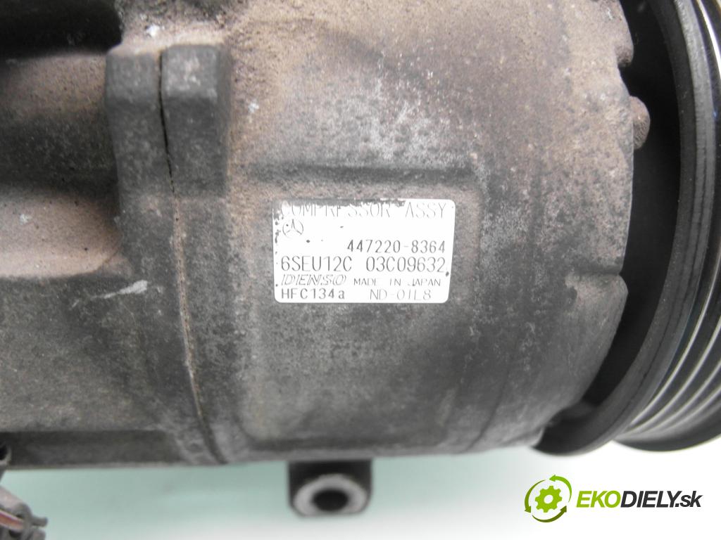 MERCEDES-BENZ KLASA A (W168) HB 2001 60,00 1.4 A 140 82 - M 166.940 1397,00 KOMPRESOR: klimatizácie 4472208364 (Kompresor klimatizácie)