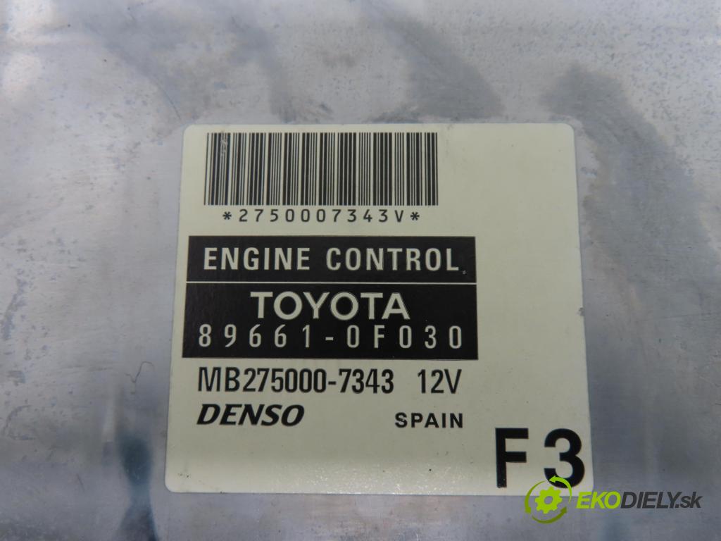 TOYOTA COROLLA Verso (_E12_) MINIVAN 2004 99,00 1.8 VVT-i 135 (ZZE122_) - 1ZZ-FE 1794,00 Riadiaca jednotka Motor 896610F030 ; MB2750007343