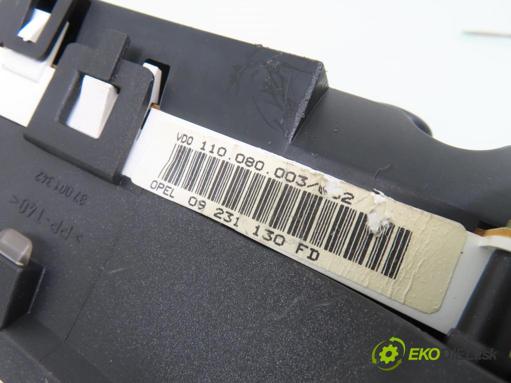 OPEL ASTRA G coupe (F07_) COUPE 2000 85,00 1.8 16V - X 18 XE1 1796,00 prístrojovka elektrický 09231130FD