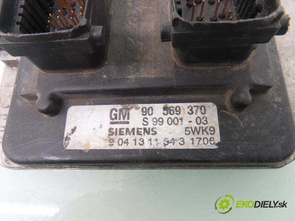 OPEL VECTRA B (J96) LIFTBACK 2000 85,00 1.8 i 16V ECOTEC  X 18 XE 1799,00 Riadiaca jednotka Motor 90569370 ; 5WK91706