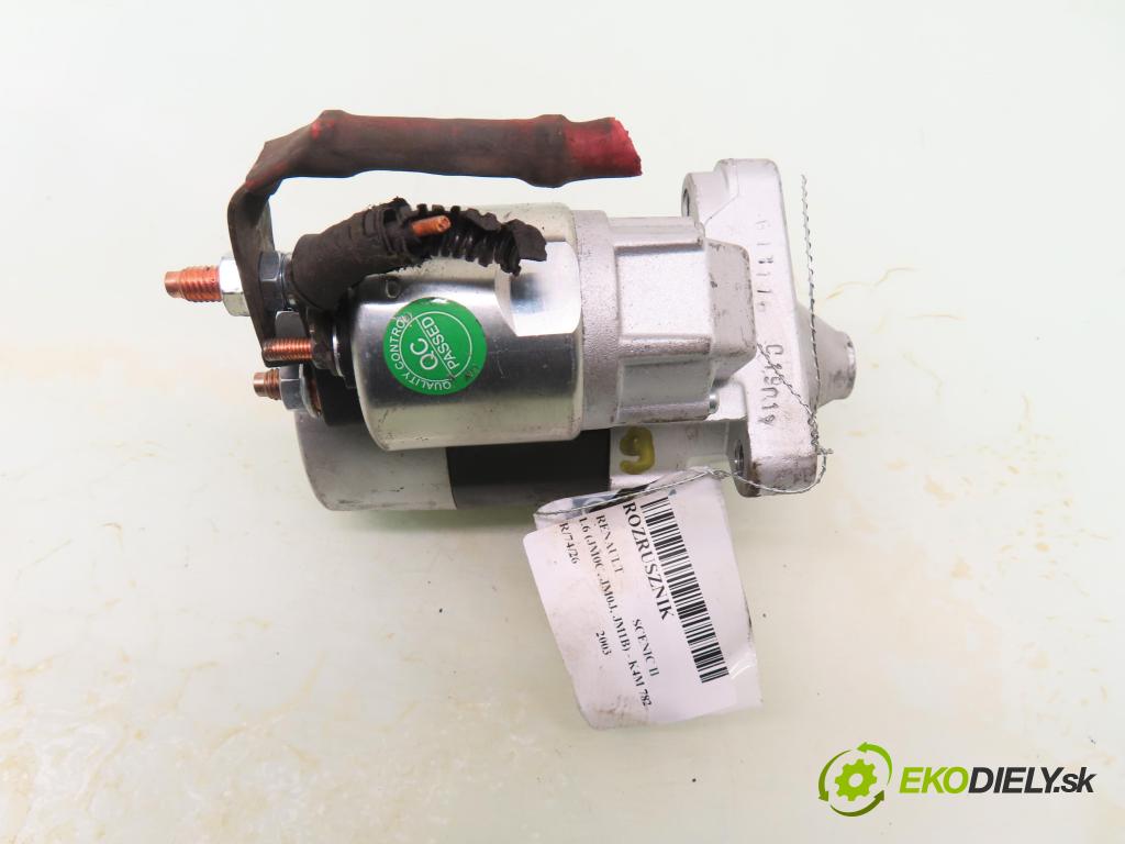 RENAULT SCENIC II (JM0/1_) MINIVAN 2003 83,00 1.6 (JM0C, JM0J, JM1B) - K4M 782 1598,00 Štartér  (Štartér)