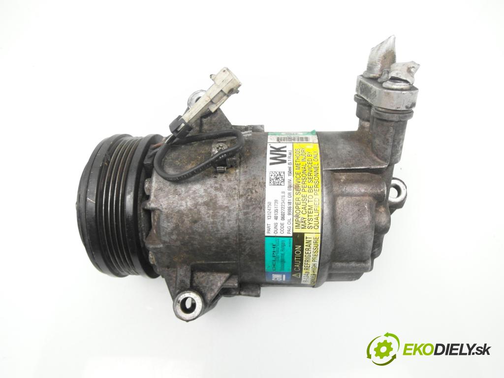 OPEL ZAFIRA A Nadwozie Wielkopojemne (MPV) (T98)  MINIVAN 2001 108,00 2.2 16V - Z 22 SE 2198,00 KOMPRESOR: klimatizácie 13124750 ; 401351739 (Kompresor klimatizácie)