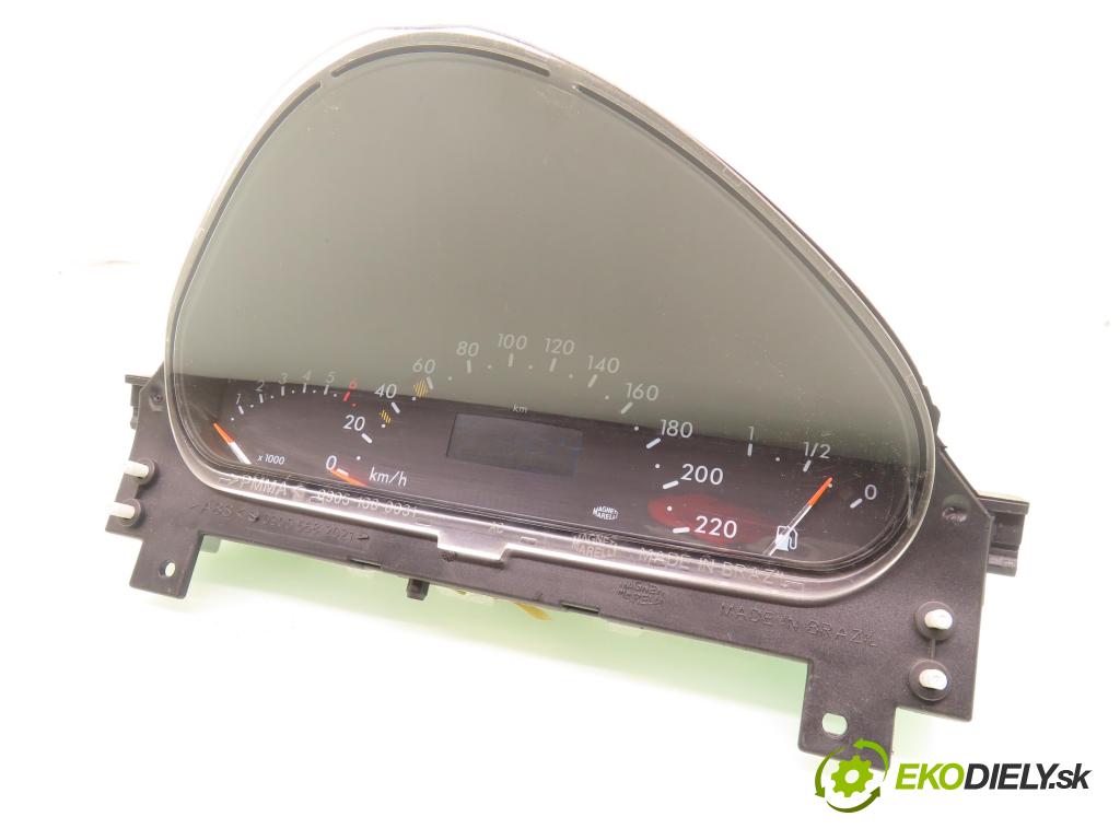 MERCEDES-BENZ KLASA A (W168) HB 2001 75,00 1.6 102 A 160  M 166.960 1598,00 prístrojovka elektrický A1685408811