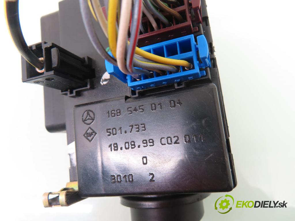 MERCEDES-BENZ KLASA A (W168) HB 2001 75,00 1.6 102 A 160  M 166.960 1598,00 přepínač světla 1685450104