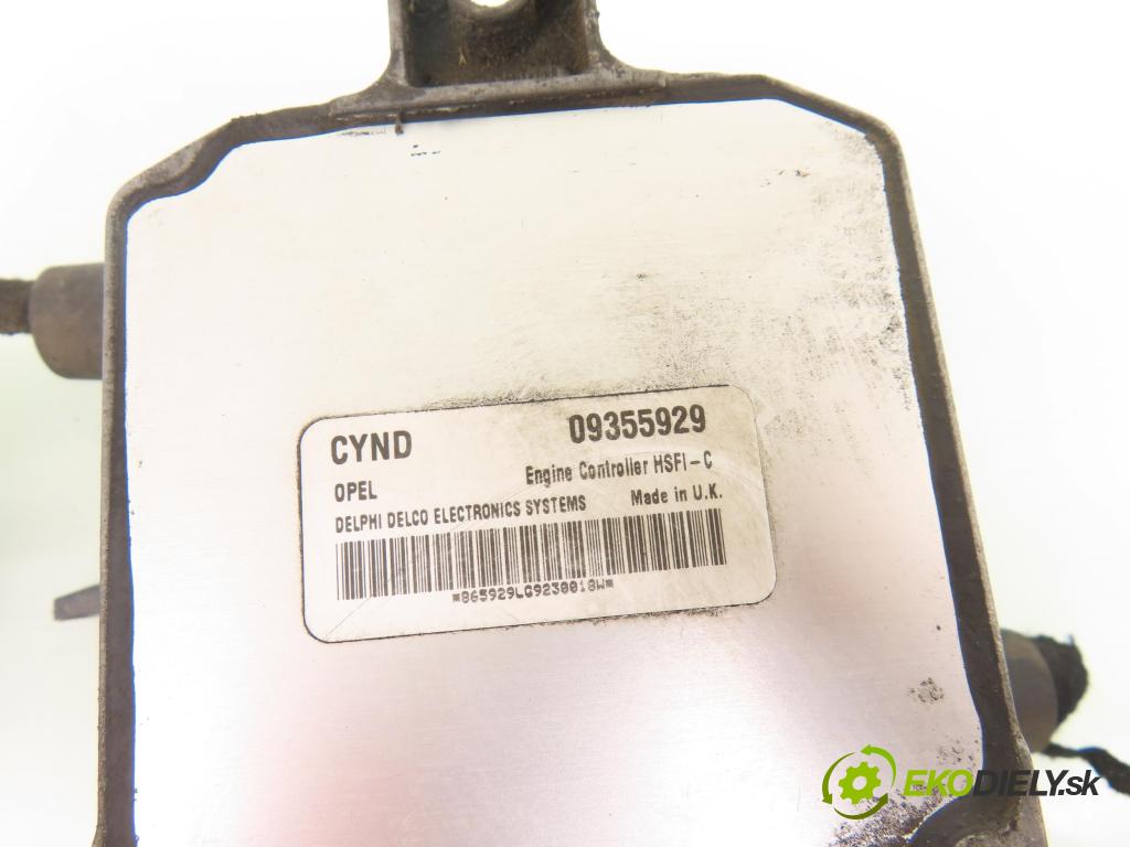 OPEL ASTRA G liftback (T98) HB 2000 74,00 1.6 16V - C 16 SEL 1598,00 spinačka / imobilizéra IMMO / Riadiaca jednotka 09355929