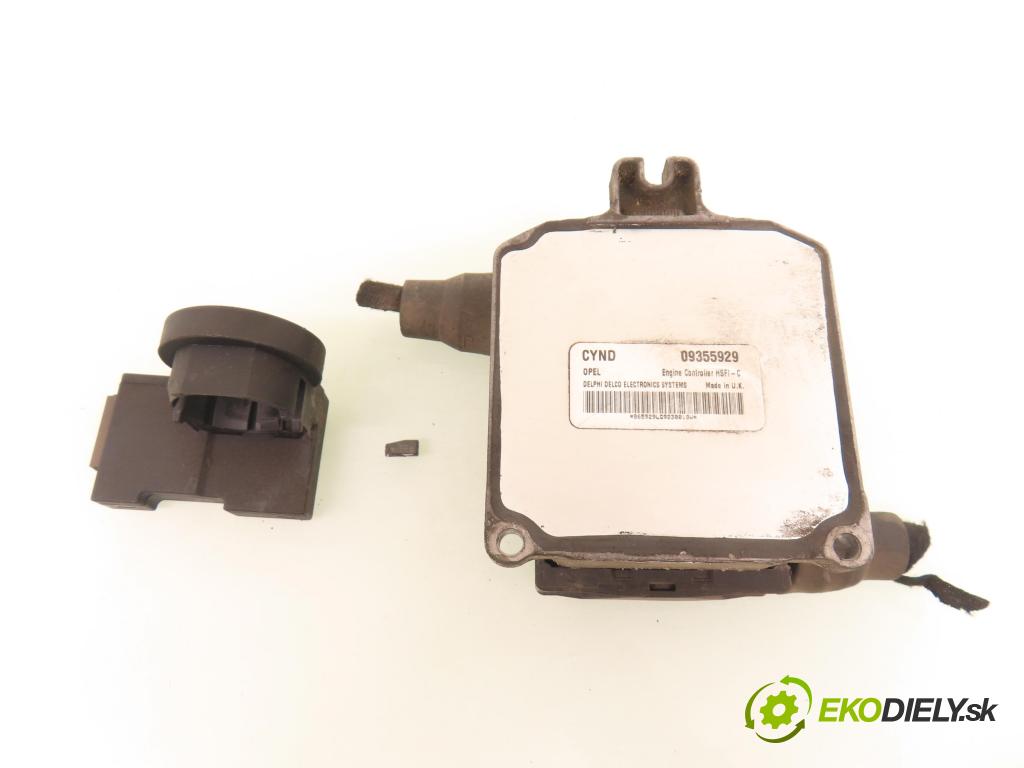 OPEL ASTRA G liftback (T98) HB 2000 74,00 1.6 16V - C 16 SEL 1598,00 spinačka / imobilizéra IMMO / Riadiaca jednotka 09355929