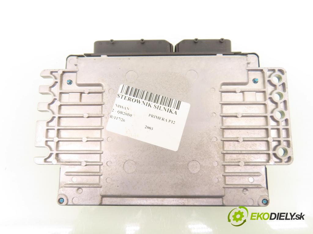 NISSAN PRIMERA (P12) LIFTBACK 2003 103,00 2 - QR20DE 1998,00 Riadiaca jednotka Motor MEC30160