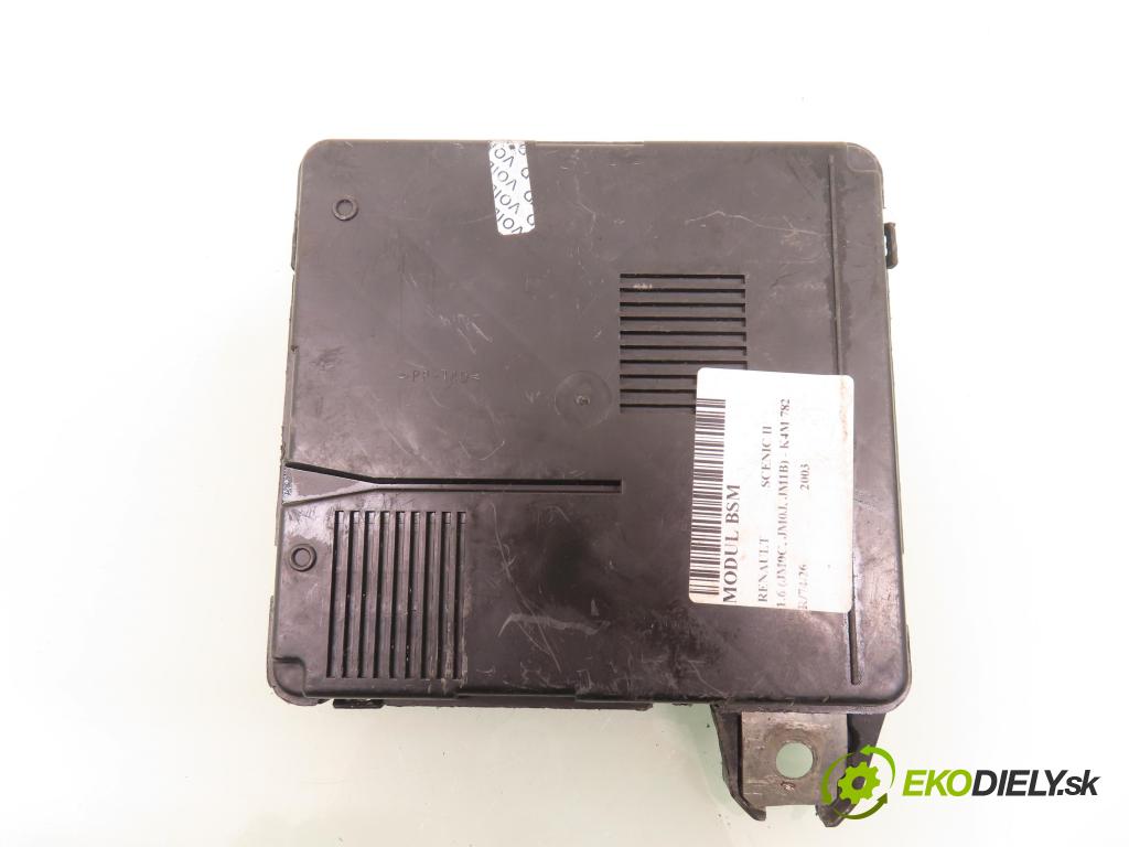 RENAULT SCENIC II (JM0/1_) MINIVAN 2003 83,00 1.6 (JM0C, JM0J, JM1B) - K4M 782 1598,00 MODUL BSI 8200306032B ; S118399200E