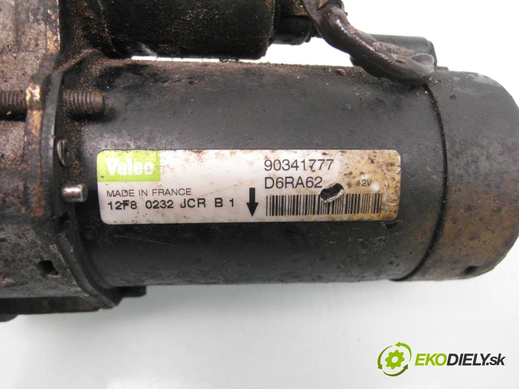 OPEL ASTRA G liftback (T98) HB 2000 74,00 1.6 16V - C 16 SEL 1598,00 startér 90341777 (Startér)