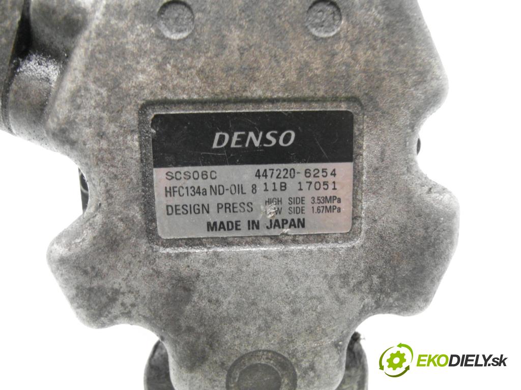 TOYOTA YARIS (_P1_) HB 2002 50,00 1.0 VVT- i 68 - 1SZ-FE 998,00 KOMPRESOR: klimatizace 4472206254 (Kompresor klimatizace)