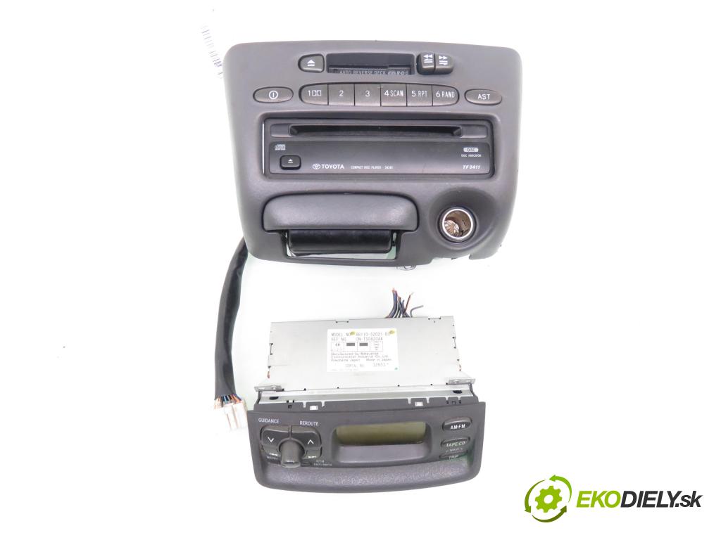 TOYOTA YARIS (_P1_) HB 2000 50,00 1.0 VVT- i 68 - 1SZ-FE 998,00 RADIO 861200D020 ; 8611052021B0 ; TF0411