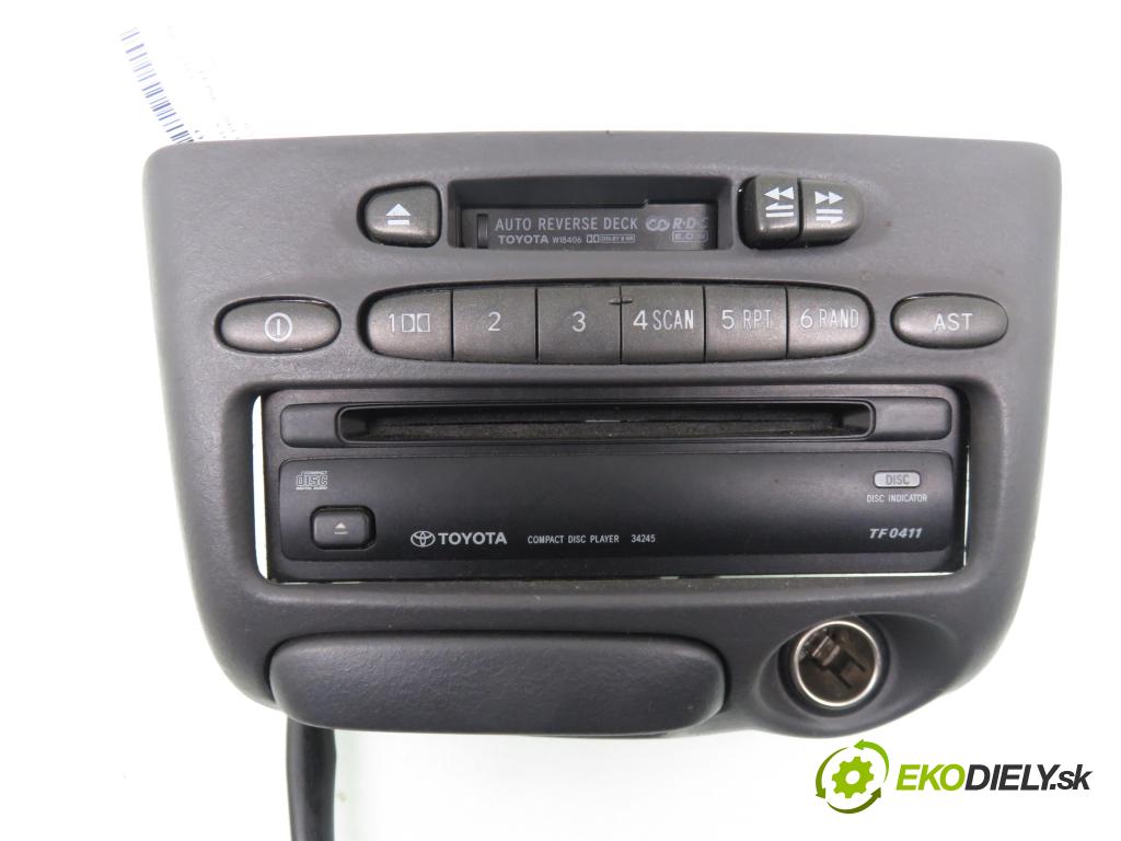 TOYOTA YARIS (_P1_) HB 2000 50,00 1.0 VVT- i 68 - 1SZ-FE 998,00 RADIO 861200D020 ; 8611052021B0 ; TF0411