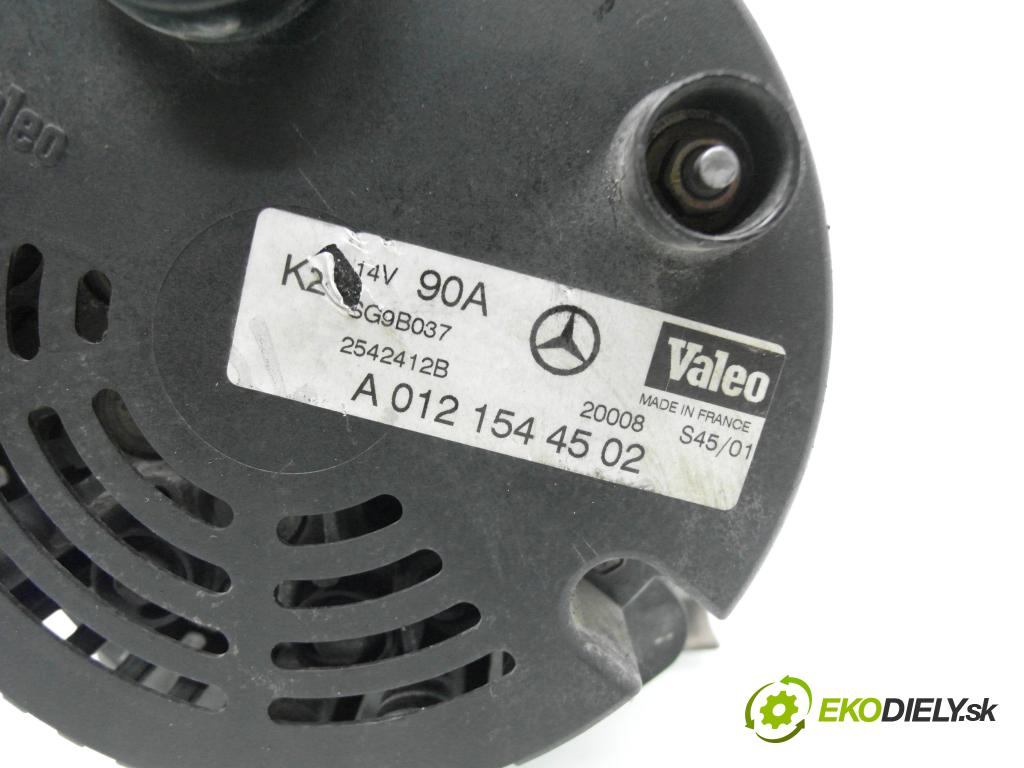 MERCEDES-BENZ KLASA A (W168) HB 1998 55,00 A 160 CDI 75 - OM 668.940 1689,00 Alternátor A0121544502 (Alternátor)