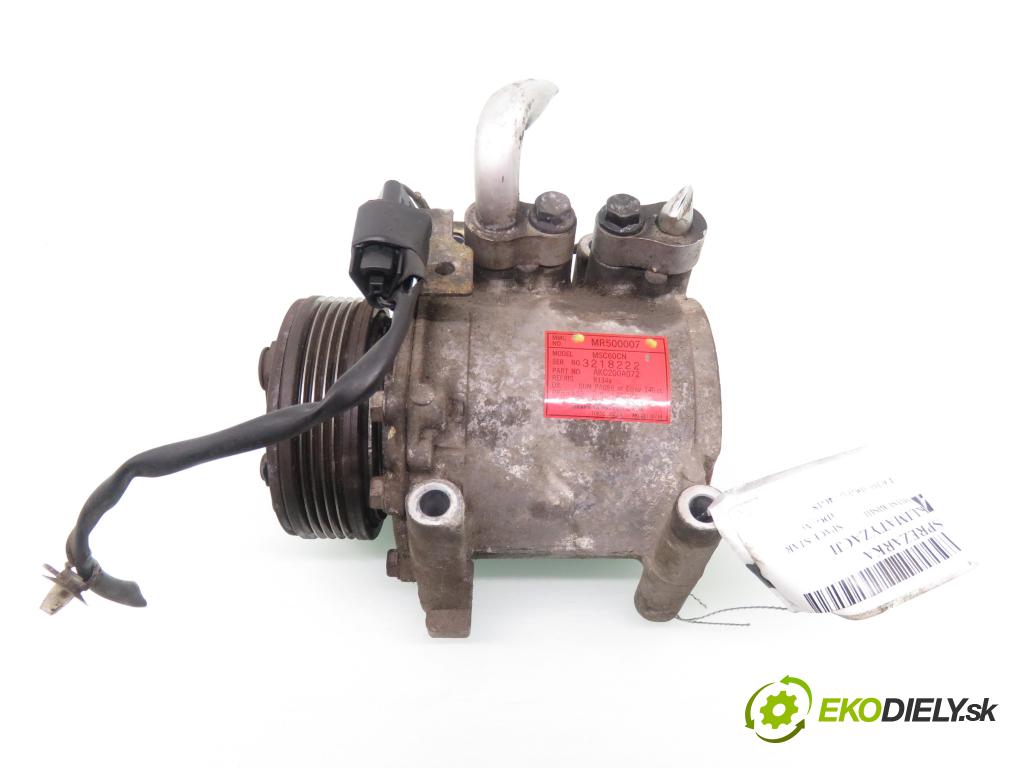 MITSUBISHI SPACE STAR nadwozie wielkoprzestrzenne (MPV) (DG_A) HB 2003 72,00 1.6 16V (DG3A) 98 - 4G18 1584,00 KOMPRESOR: klimatizace MR500007 ; AKC200A072 (Kompresor klimatizace)