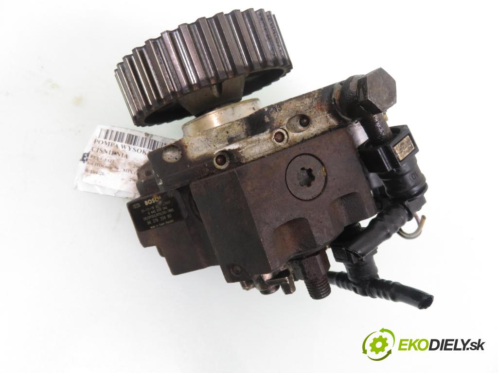 PEUGEOT 206 liftback (2A/C) HB 2001 50,00 1.4 HDi 8V 70 - 8HX 1398,00 Pumpa vysokého tlaku 9637635980 ; 0445010042