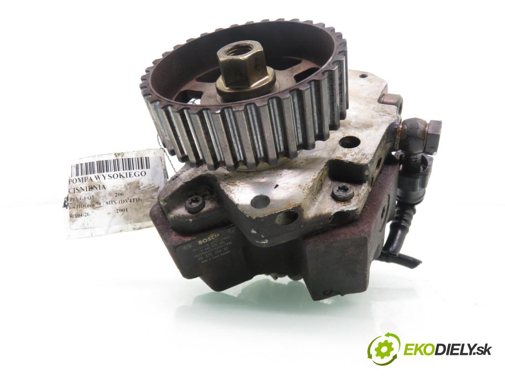 PEUGEOT 206 liftback (2A/C) HB 2001 50,00 1.4 HDi 8V 70 - 8HX 1398,00 Pumpa vysokého tlaku 9637635980 ; 0445010042