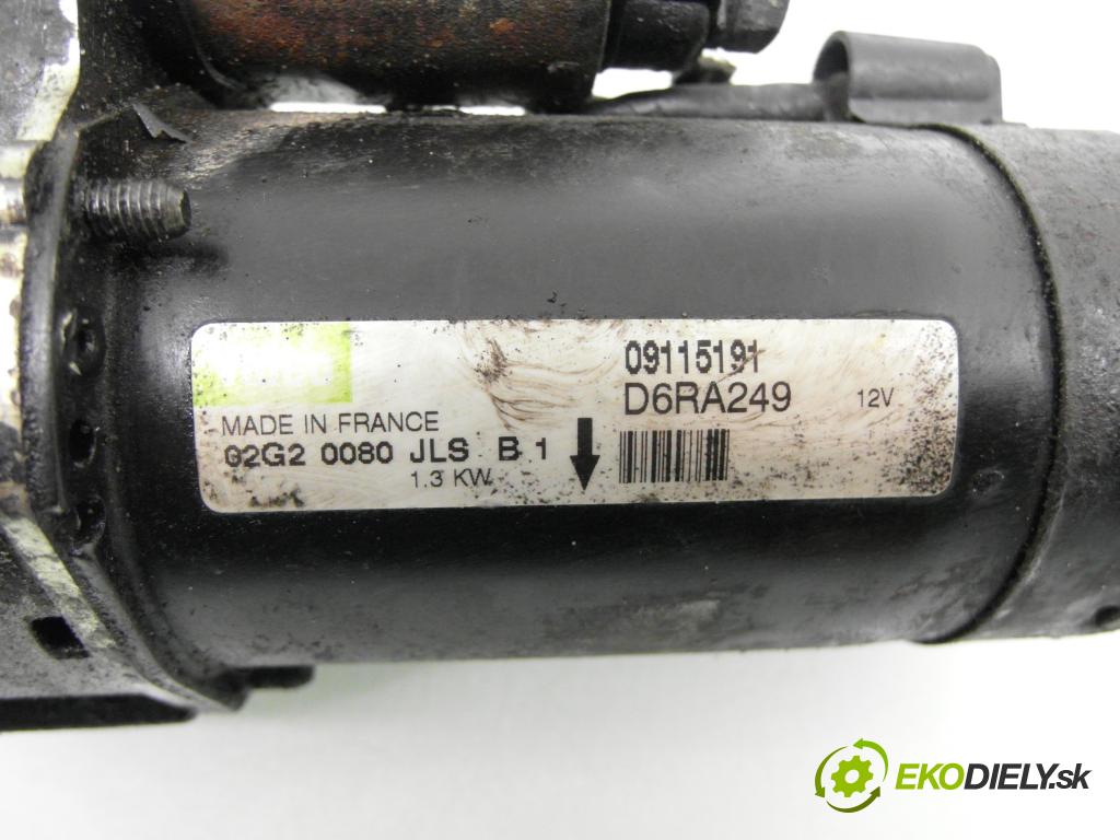 OPEL VECTRA B (J96) SEDAN 2001 74,00 1.6 16V 100 1598,00 startér 09115191 ; D6RA249 (Startér)