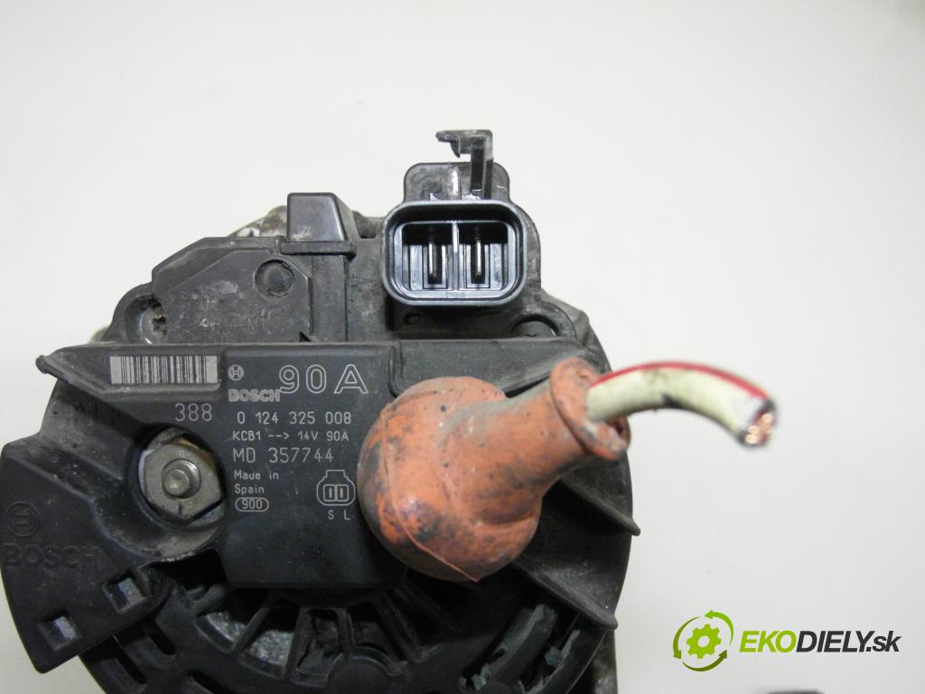 MITSUBISHI SPACE STAR nadwozie wielkoprzestrzenne (MPV) (DG_A) HB 2003 72,00 1.6 16V (DG3A) 98 - 4G18 1584,00 Alternátor 0124325008 ; MD357744 (Alternátor)