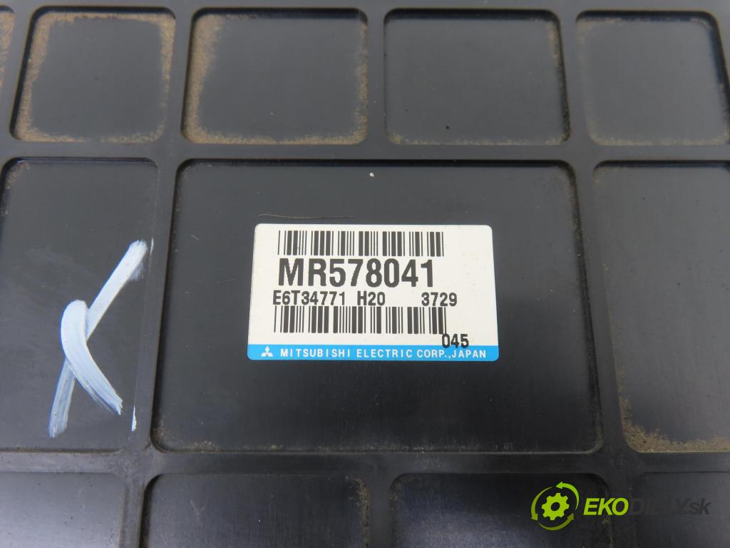 MITSUBISHI SPACE STAR nadwozie wielkoprzestrzenne (MPV) (DG_A) HB 2003 72,00 1.6 16V (DG3A) 98 - 4G18 1584,00 Riadiaca jednotka Motor MR578041