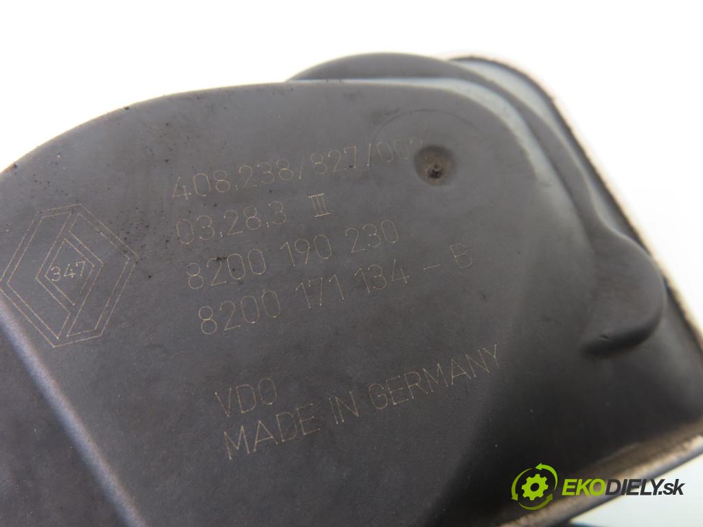 RENAULT SCENIC II (JM0/1_) MINIVAN 2003 83,00 1.6 (JM0C, JM0J, JM1B) - K4M 782 1598,00 Škrtiaca klapka 8200190230 ; 8200171134B ; 408238827002 (Škrtiaca klapka)