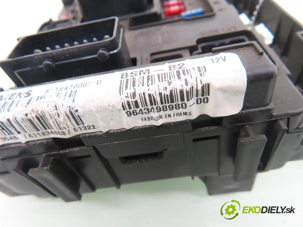 PEUGEOT 206 liftback (2A/C) HB 2001 50,00 1.4 HDi 8V 70 - 8HX 1398,00 MODUL BSM S118470002D ; 9643498980