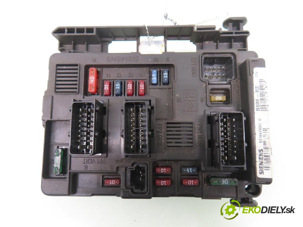 PEUGEOT 206 liftback (2A/C) HB 2001 50,00 1.4 HDi 8V 70 - 8HX 1398,00 MODUL BSM S118470002D ; 9643498980